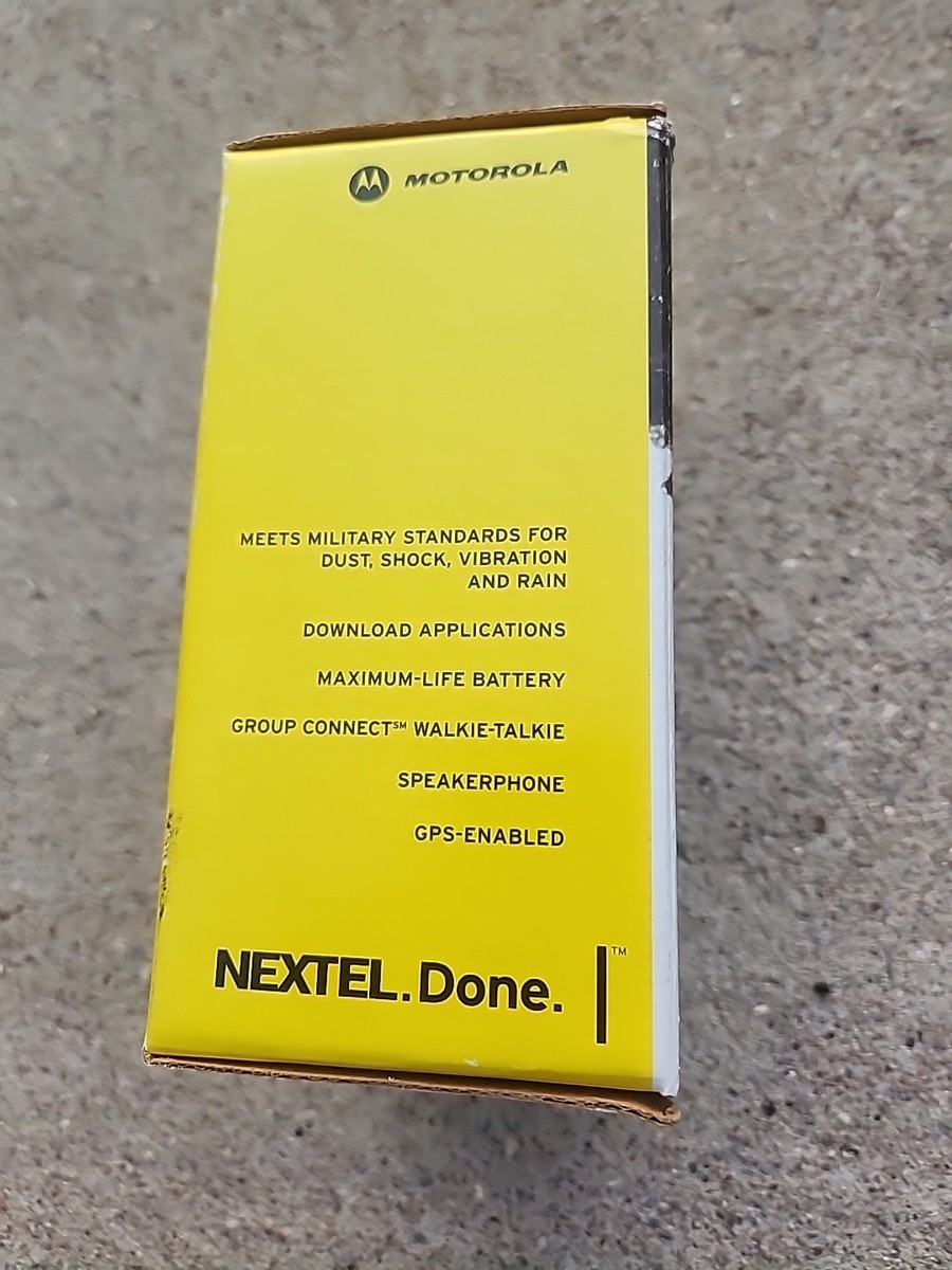 Motorola i355 Nextel Walkie-Talkie Cell Phone Open Box Old Stock