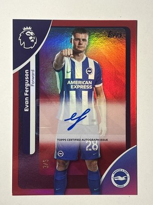 Evan Ferguson Auto /5 Topps Premier League 2025/2026    