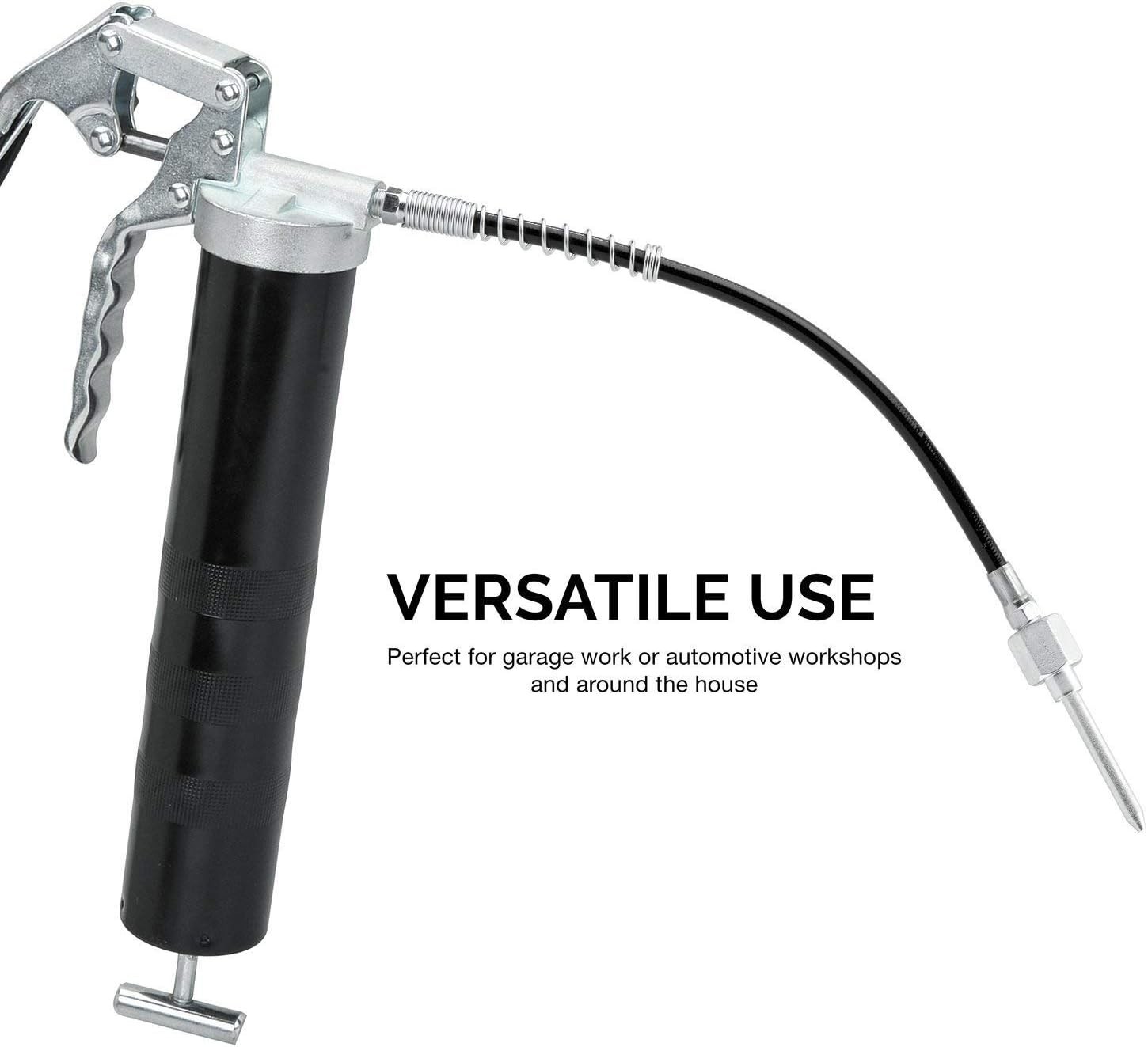 Heavy-Duty Grease Gun Accessory Kit with Needle Adapters & Impact-Resistant Case