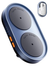 Dual Turntable Mouse Jiggler Silent Mechanical Movement with Random Function, Un