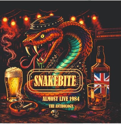 SNAKEBITE Almost Live CD Ltd.300! NWOBHM Hard Rock rare Heritage Karrier Dealer