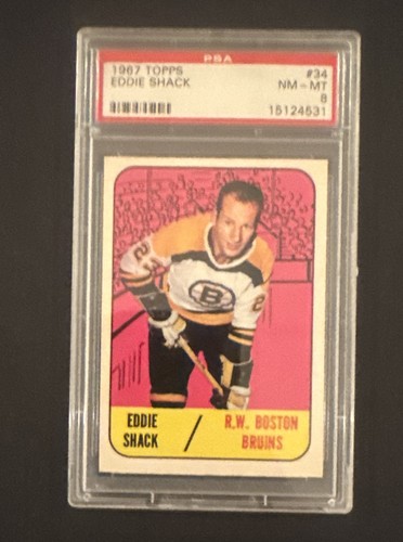 Eddie Shack #34 1967 Topps card