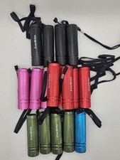 17-Pack Mini Flashlight Set, Aluminum Handheld Torches with Lanyard, Assorted