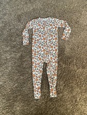 Behold Baby Bamboo Sleeper Footie Pajamas Pumpkins Fall Print 18-24m Harvest Pjs