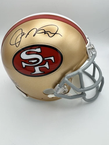 Joe Montana Signed VSR4 Mini Helmet San Francisco 49ers Beckett Game Model