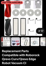 Replacement Parts Compatible with Roborock Qrevo Curv/Qrevo Edge Robot Vacuum Cl