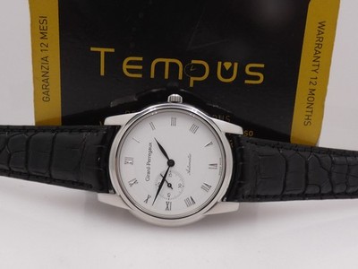 GIRARD-PERREGAUX KLEINE SEKUNDE 9050 AUTOMATIK WEISSES ZIFFERBLATT 90'S STAHLUHR