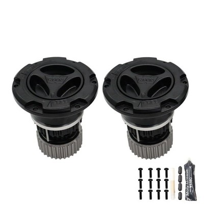 Manual Locking Hubs 35 Spline Ford Super Duty 05-26 Black WARN