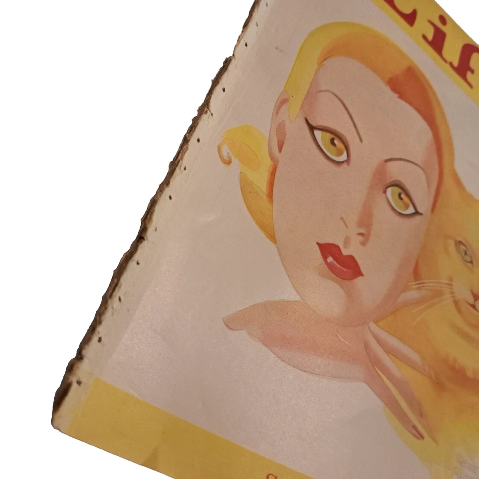 Life Magazine February 23 1928 Woman Cat Look Alike Pets Pates Gilbert - Image 2 of 4