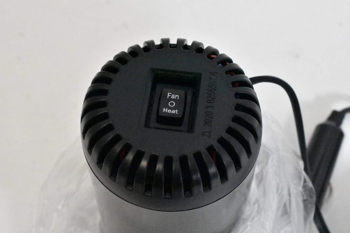 MJ509B Car Mini Auto Heater Fan Portable 150W 12V Black w Car Mount | eBay