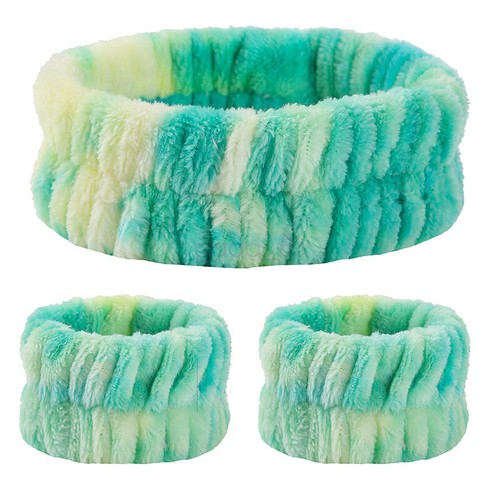 HOT AU Headband Washband Coral Fleece Wrist Wash Towel Band Wristbands For Face - Picture 13 of 21