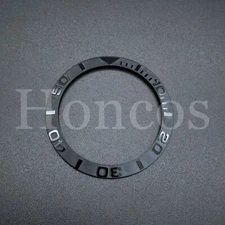 Brushed 38 mm Black Ceramic Bezel Insert Fits For Rolex 40 mm SUB Mens Watch