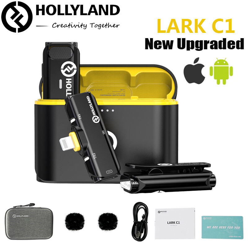 HOLLYLAND LARK C1 MFi Certified Lapel Microphone for iPhone