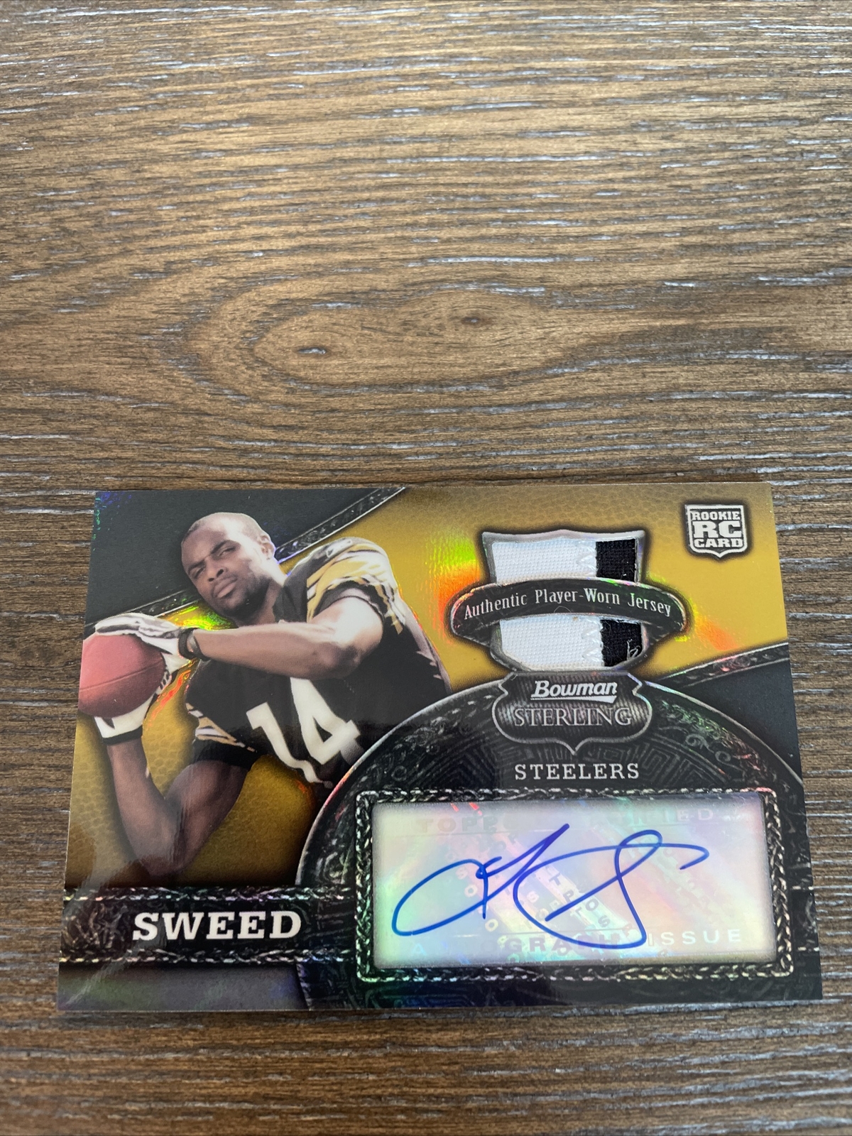 Limas Sweed Bowman Sterling #170 Jersey Autograph