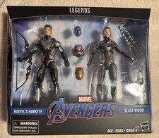 NEW Marvel Legends Hawkeye Captain America Black Widow time MIB universe Hasbro