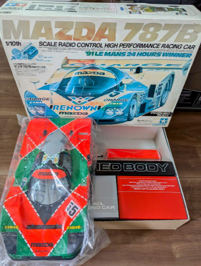 Rere Tamiya 1/10 Mazda 787b chassis kit (body painted) From Rere Tamiya 1/10 Mazda 787b chassis kit (body painted) From