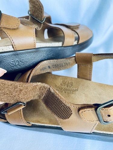 SAS Huggy Caramel TRIPAD COMFORT Women's Shoes 10.5 N VGC - 第 6/6 張圖片