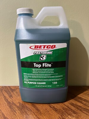 BETCO FASTDRAW 3  Top Flight High performance Detergent Concentrate  NEW 2 Liter
