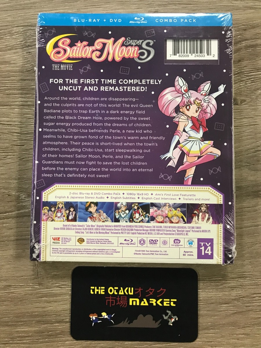 Sailor Moon the movie: Super S / NEW anime on Blu-ray & DVD from