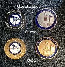 Great Lakes Naval Station ~ Not RTC ~ U.S. Navy ~ Challenge Coins ~ Navy