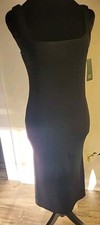 Women's Square Neck Midi Dress - Wild Fable Black S BNWT