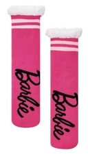 New MATTEL BARBIE DOLL Ladies COZY WARMER GRIPPER BOTTOM SLIPPER SOCKS