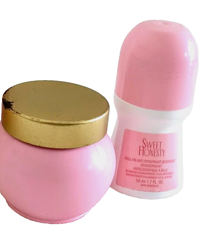 Avon Sweet Honesty Her 1 Crema Corporal Perfumada 1 Polvo Corporal Brillante 1 Desodorante💕 Foto 3 de 4