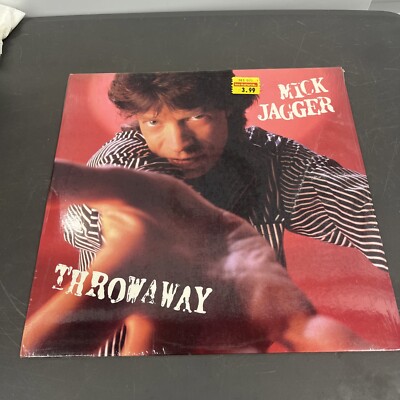 Mick Jagger Throwaway 7'' vinyl single record, New, Sealed!
