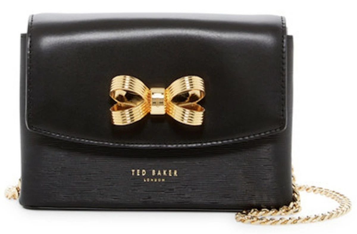 Ted baker black and gold bag hotsell