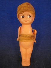 Kewpie Rose O'Neill Celluloid Wearing Fur Hat JAPAN 4" VINTAGE EXCELLENT
