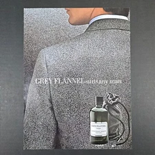 1983 Grey Flannel Cologne Geoffrey Beene New York Vintage Print Ad Suits Any Man