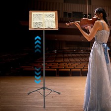 70-190cm Modern Height-Adjustable Music Stand Professional Sheet Music Stand