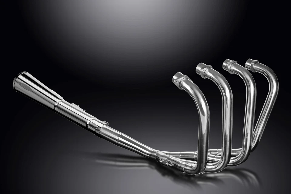 CB700SC Nighthawk CBX750 Horizon 84-86 Exhaust 4-1 Stainless Megaphone Muffler - Image 4 of 4