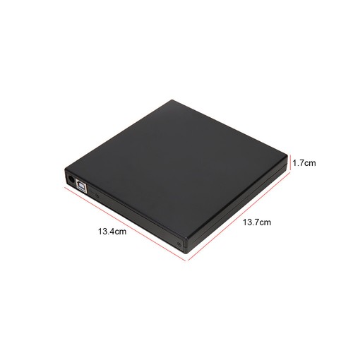 Portable USB External DVD Drive CD-ROM Writer Burner For Laptop Optical Reader - Picture 2 of 12