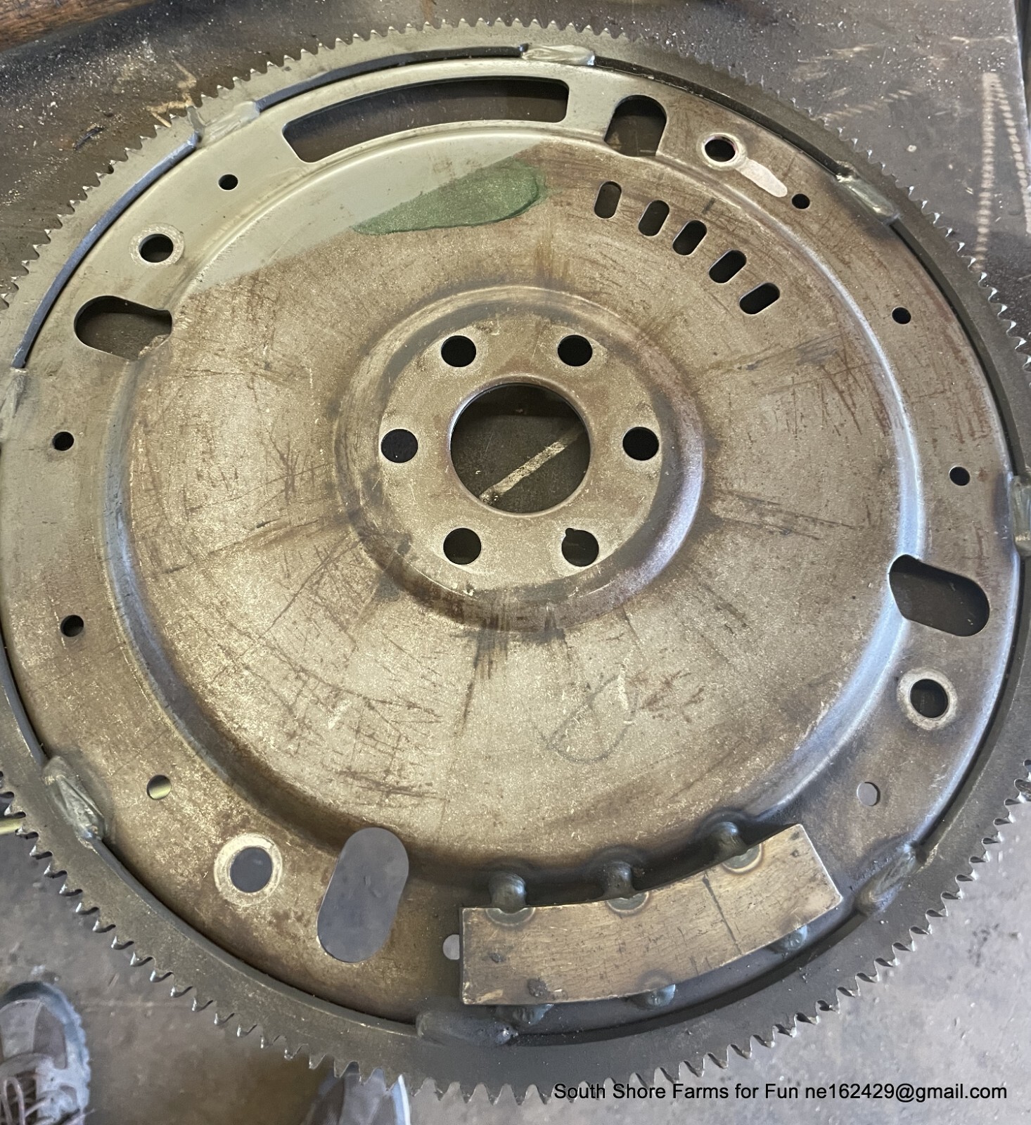 OEM FORD 302 V8 EXTERNAL BALANCE FLEX PLATE E2AZ6375A 19802001 AOD