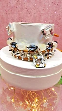 Bomb Party HALLOWEEN STACK THREE BRACELETS RBP6315 SHIMMERING CANDY CORN FANGS