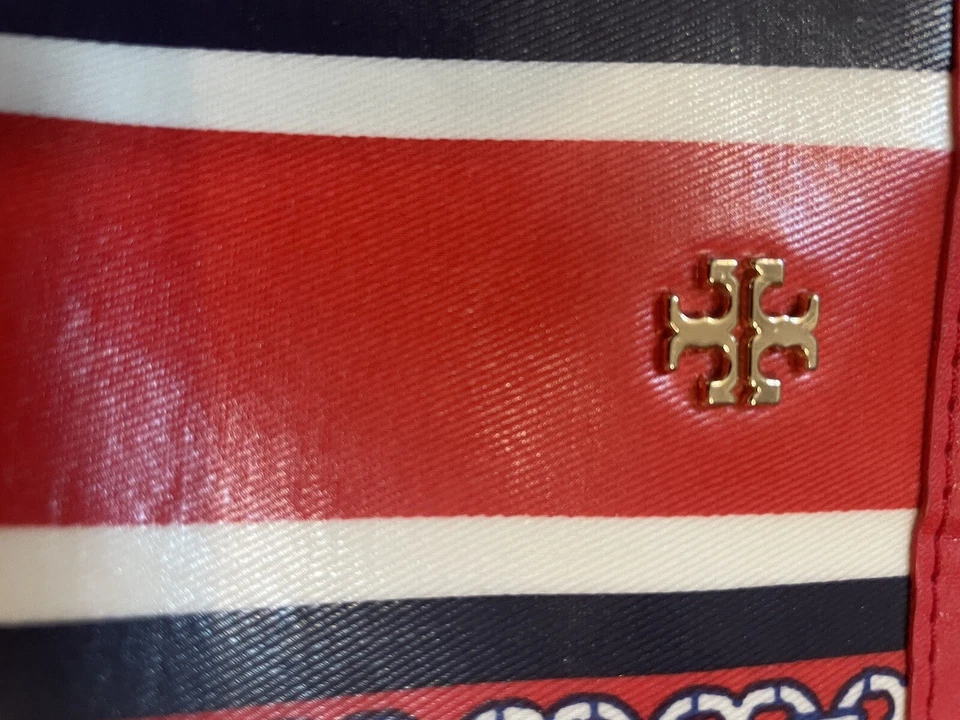 Bolso de Mano Tory Burch Gemini Link Rojo Usado Foto 3 de 4