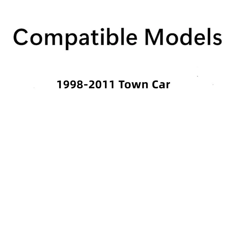 Fits 1998-2011 Lincoln Town Car Sedan Driver Left Side Front Door Window Glass Foto 2 de 3