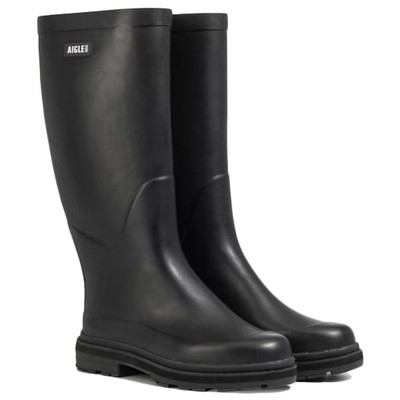 Aigle Ultra Rain Wellingtons Damen-Welly-Stiefel schwarz grün Größen 4 bis 7,5