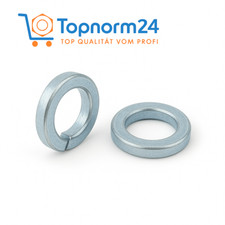 Federringe DIN 127 verzinkt M3 M4 M5 M6 M8 M10 M12 M14 M16 Form B Sprengringe