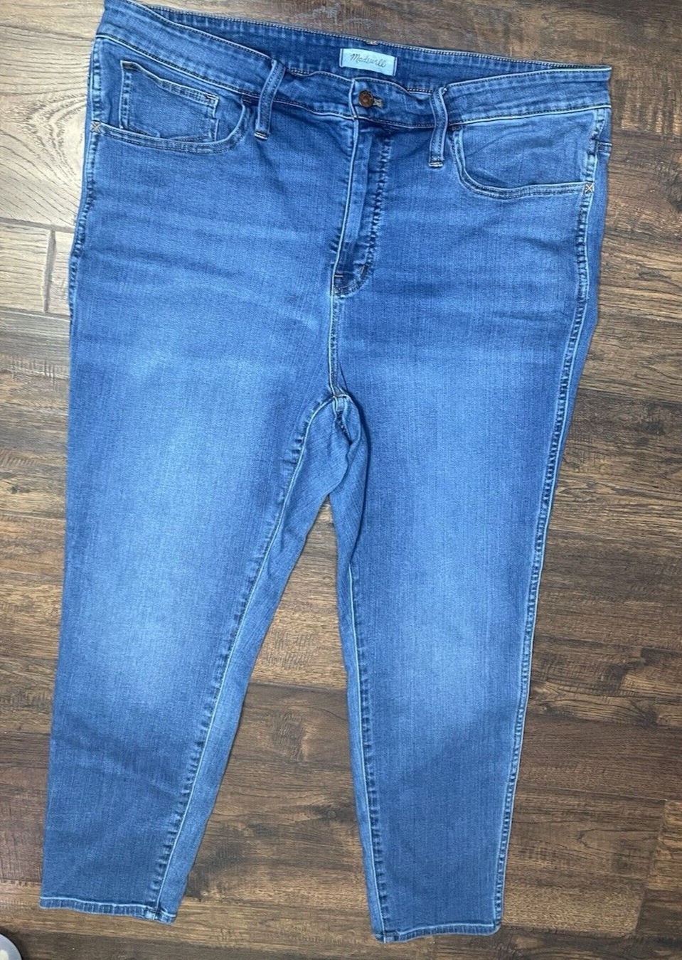 Madewell Women's Roadtripper Hi-Rise Skinny Jeans Size 20 Denim