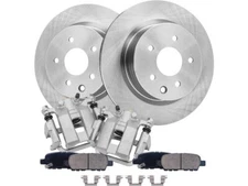 Rear Detroit Axle Brake Pad Rotor and Caliper Set fits Nissan 370Z 2009 84CYCX