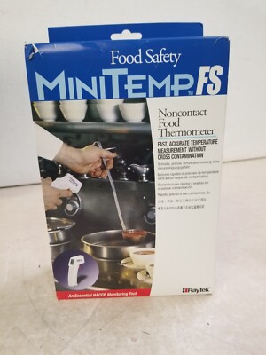 Raytek MiniTemp FS Noncontact Food Thermometer -25F to 400F Temp 9V Battery