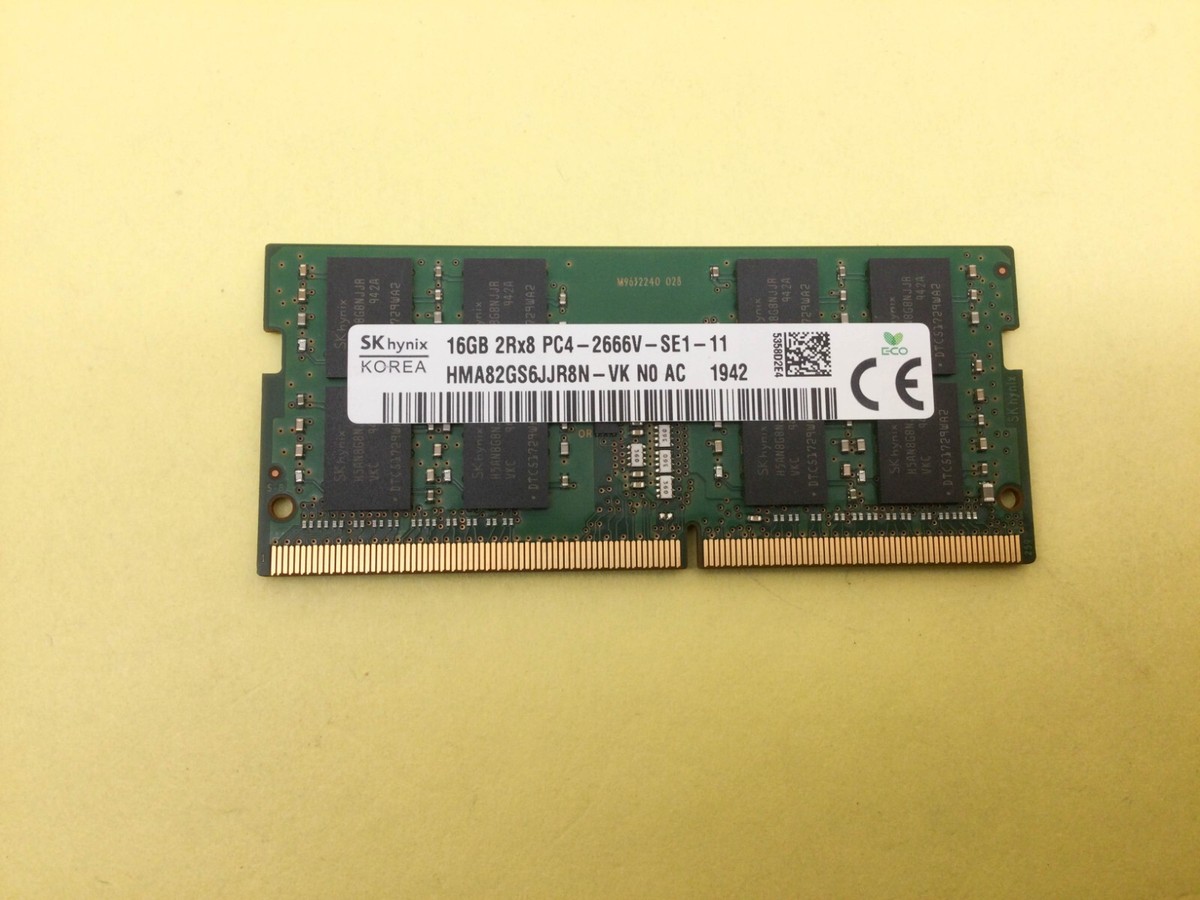 SK HYNIX 16GB 2Rx8 PC4-2666V SODIMM RAM LAPTOP MEMORY