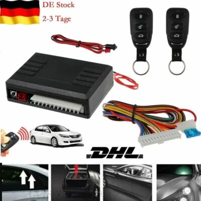 MARKENLOS Auto Funkfernbedienung FB für Zentralverriegelung ZV 12V KFZ /PKW Universal NEU