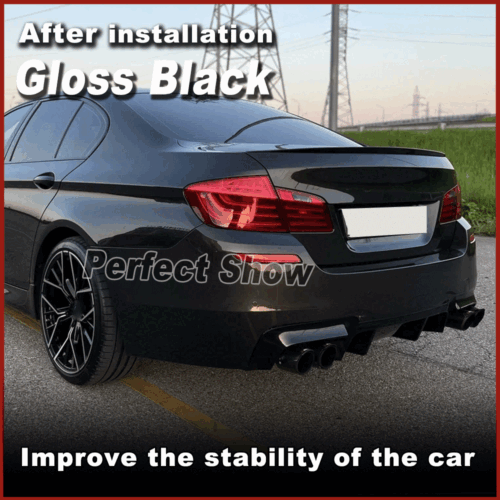 Glanz Schwarz Heckdiffusor Spoiler Diffusor Passt Für BMW 5er F10 M-Paket 12-16 - Bild 2 von 11