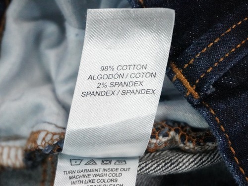 Lucky Brand Jeans Boy's Size 14 Dark Wash Blue Denim Authentic Skinny - Picture 11 of 14