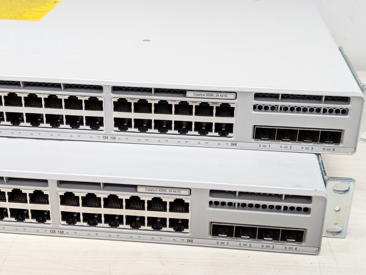 CISCO C9200L-24T-4G-E V01(在庫5) 1 unit Cisco Catalyst 9200L C9200L-24T-4G-E 24-Port 4 x 1G Network