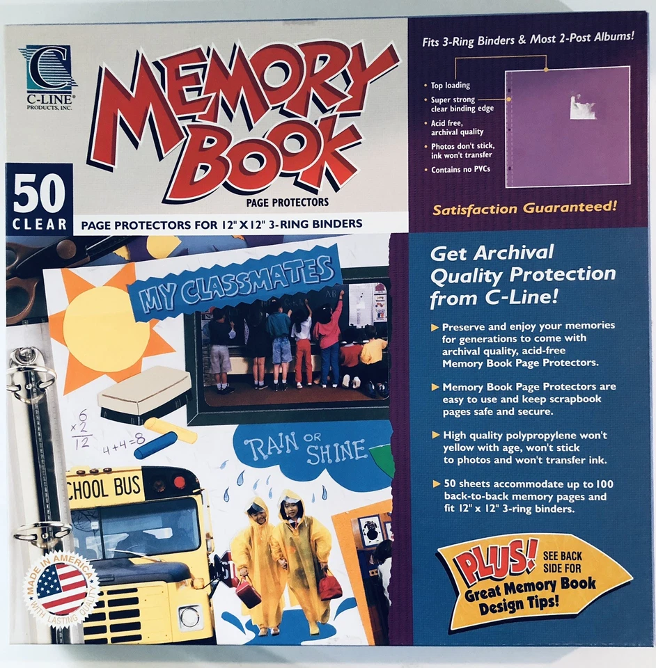 Memory Book Top-Loading 12” x 12” Page Protectors 179 Page Protectors Bundle - Image 2 of 4