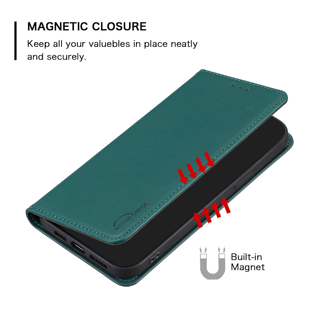 Custodia Portafoglio In Pelle PU Con Flip Per Google Pixel 9, 8/8 Pro, 7 Pro